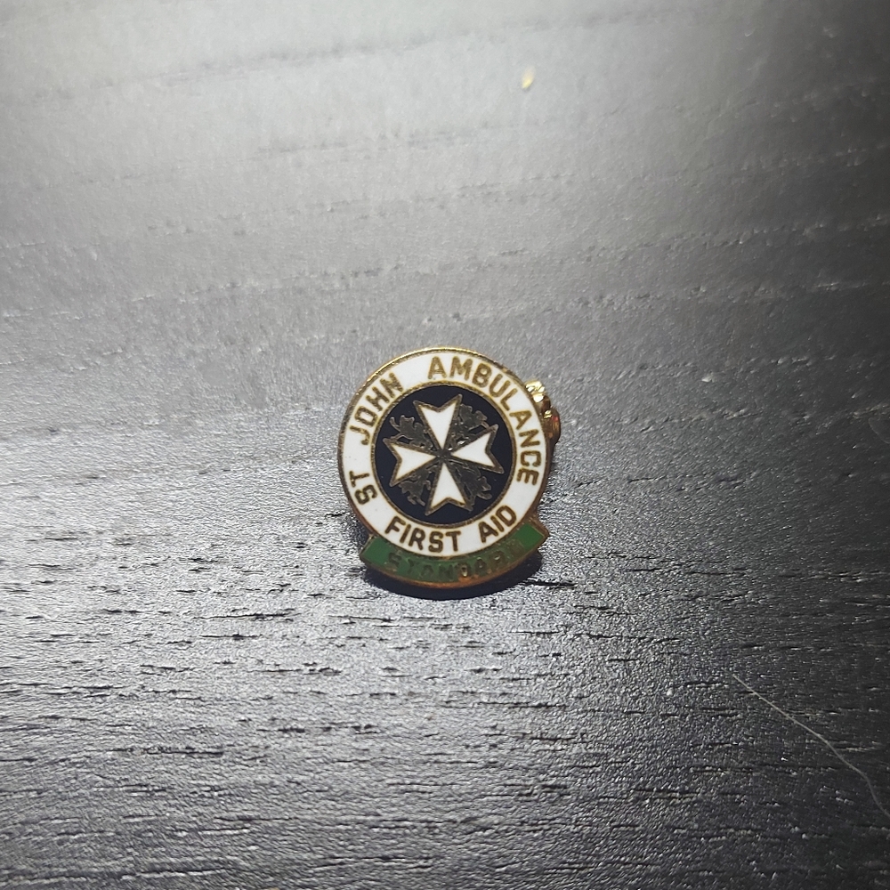Vintage St. John Ambulance First Aid Pin